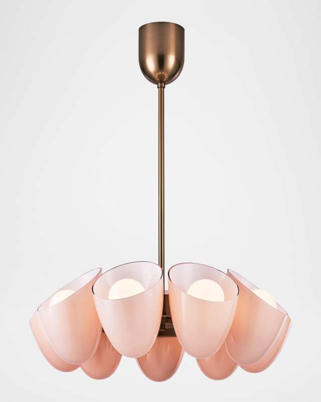 Cocoon 28" 9-Light Chandelier